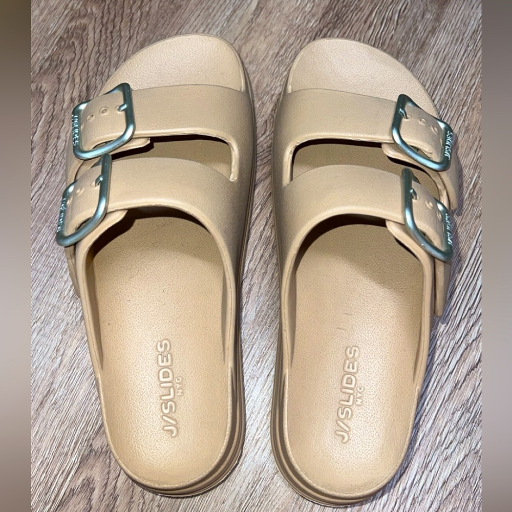 J/Slides Nyc Size 6 Platform Sandals - image 1